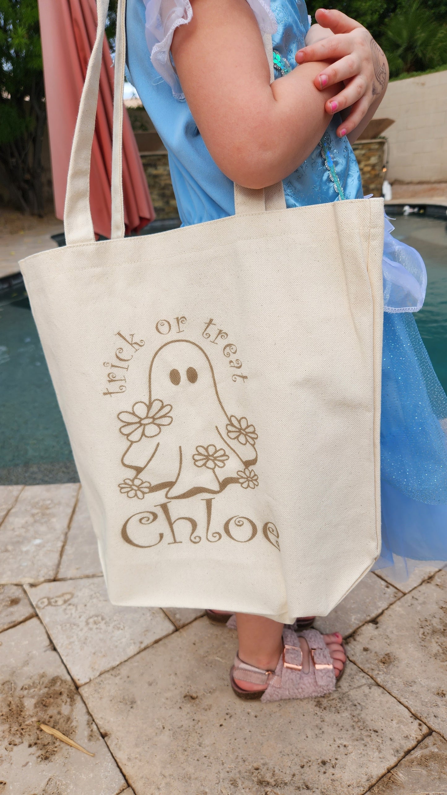 Engraved Halloween Trick-or-Treat Tote Bags – Personalized & Reusable