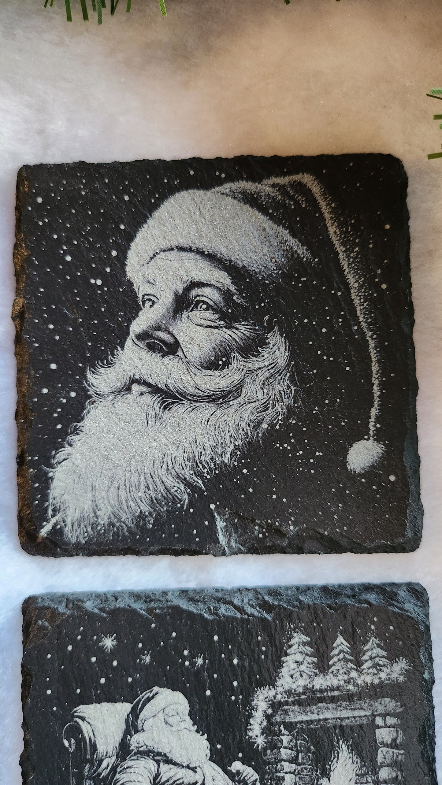 Engraved Christmas Coasters