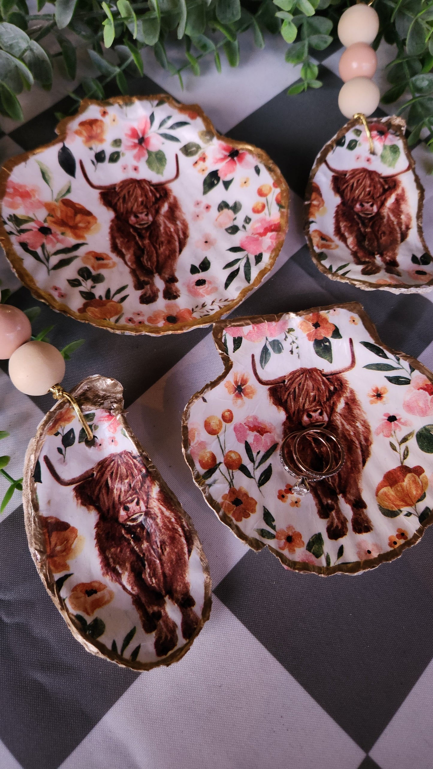 Handmade Shell Ornaments & Trinket Dishes