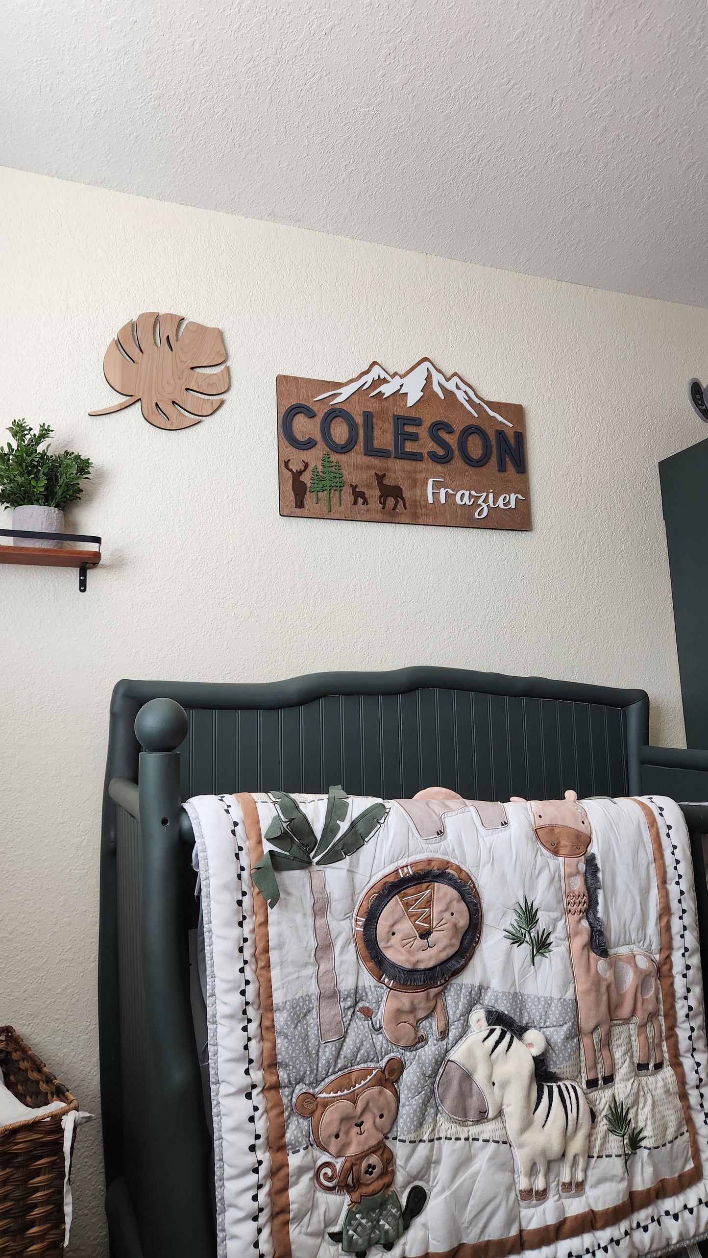30" Personalized Nursery Sign – Fully Customizable Theme