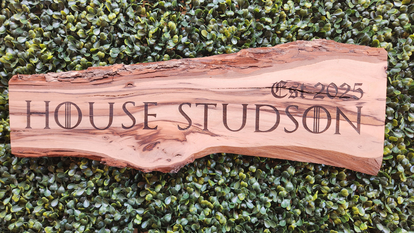 Game of Thrones House Sign
