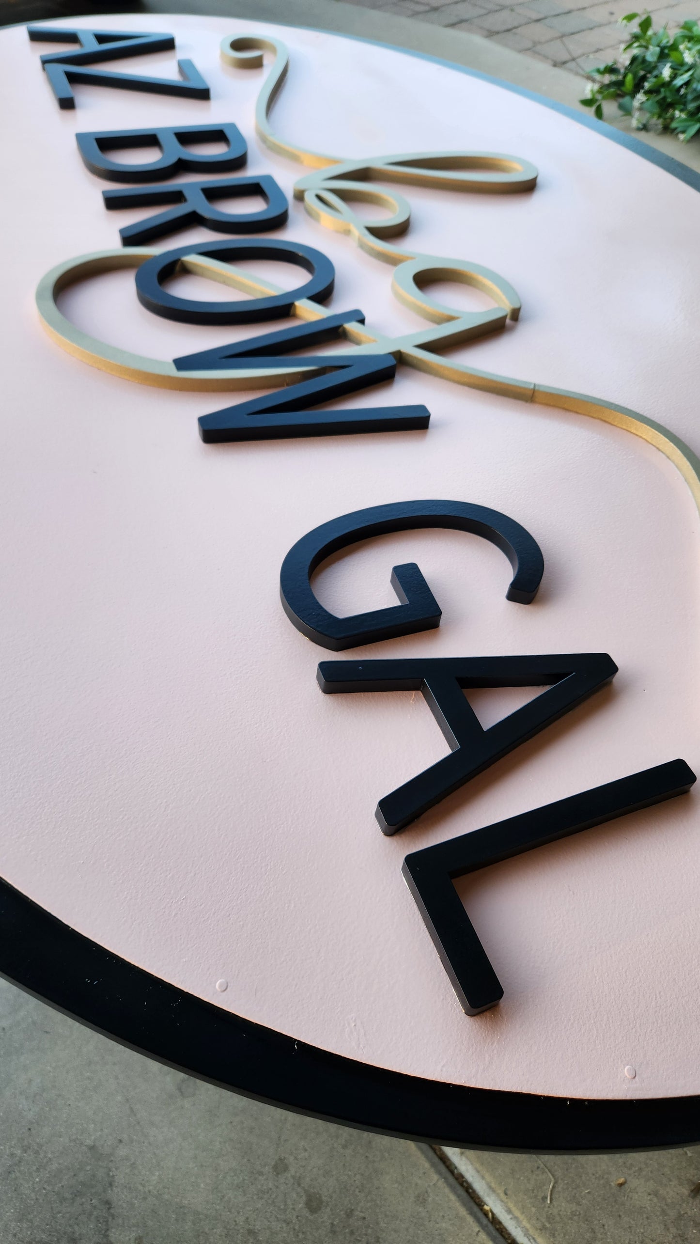 Business Logo 3 Layer 4' Sign