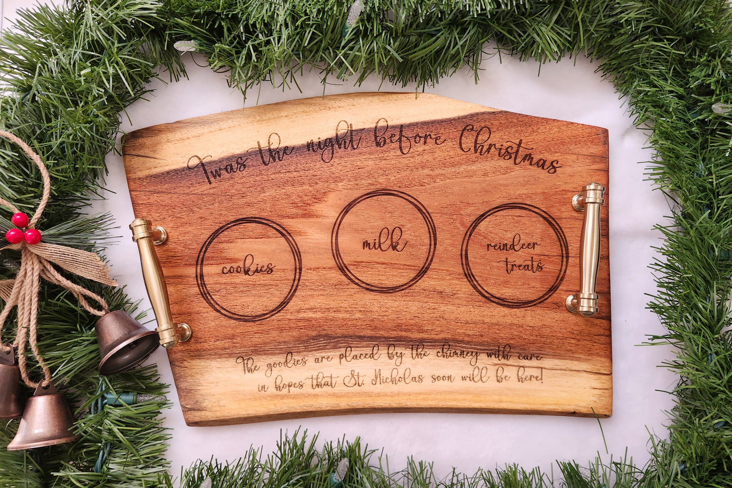 “Twas the Night Before Christmas” Cookie Tray – Personalized Holiday Tradition