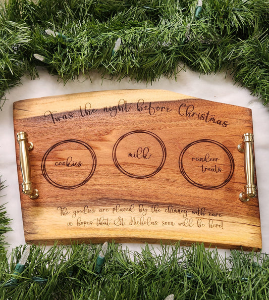 “Twas the Night Before Christmas” Cookie Tray – Personalized Holiday Tradition