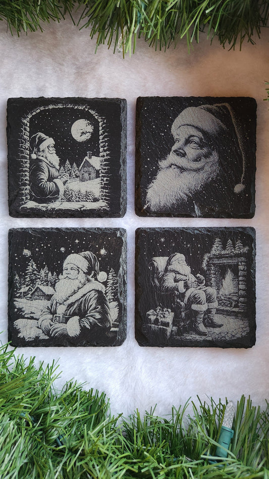 Christmas Slate Coasters