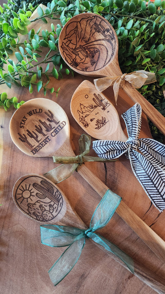 Engraved Wooden Spoons
