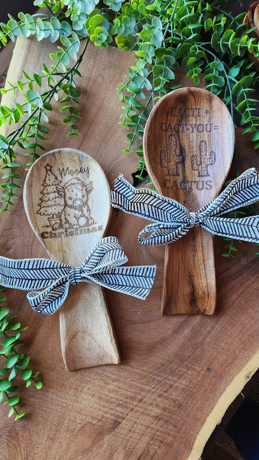 Engraved Spoon Rests