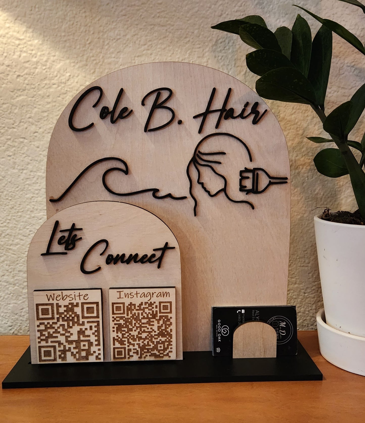 Business QR Code sign