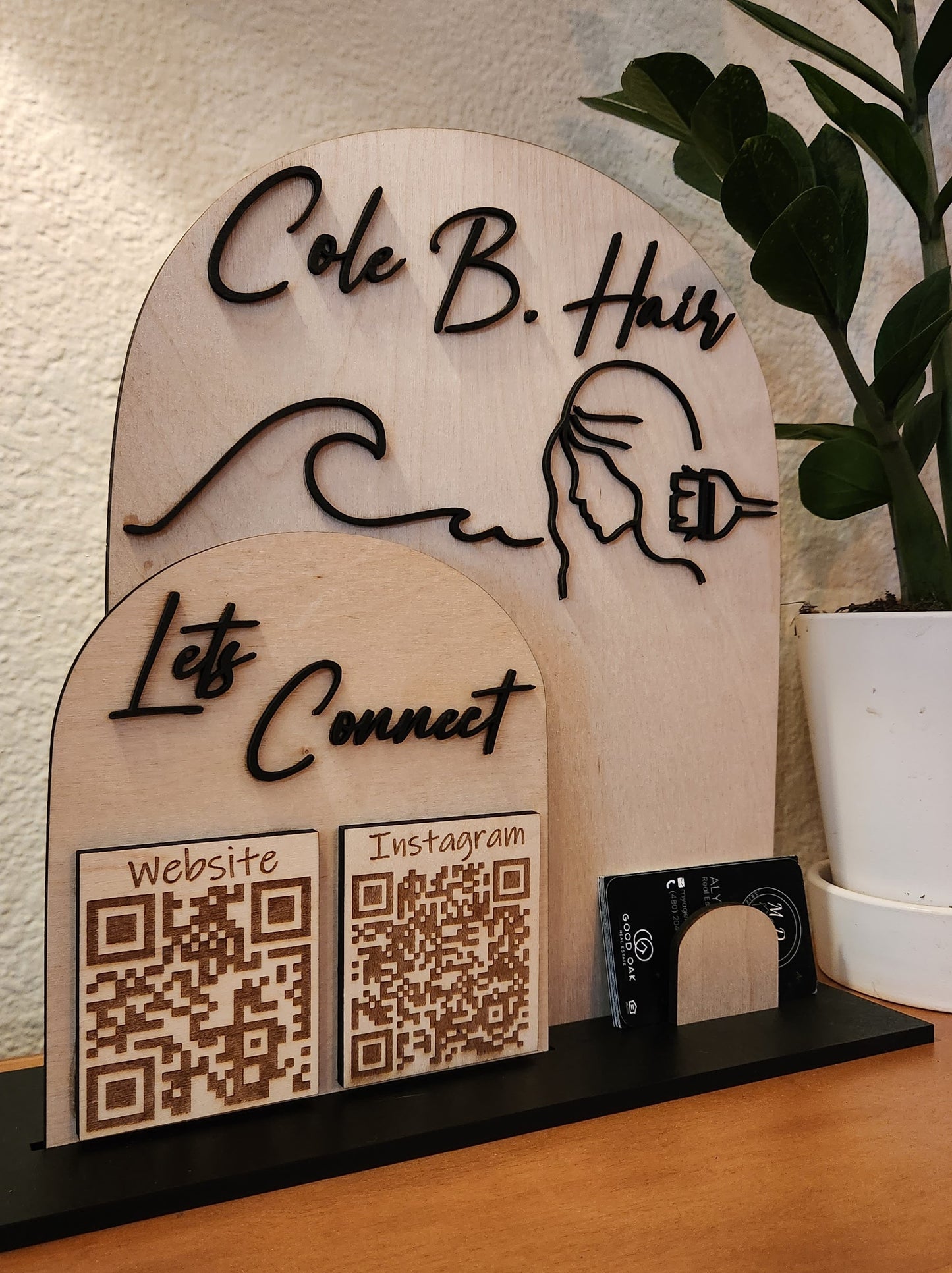 Business QR Code sign